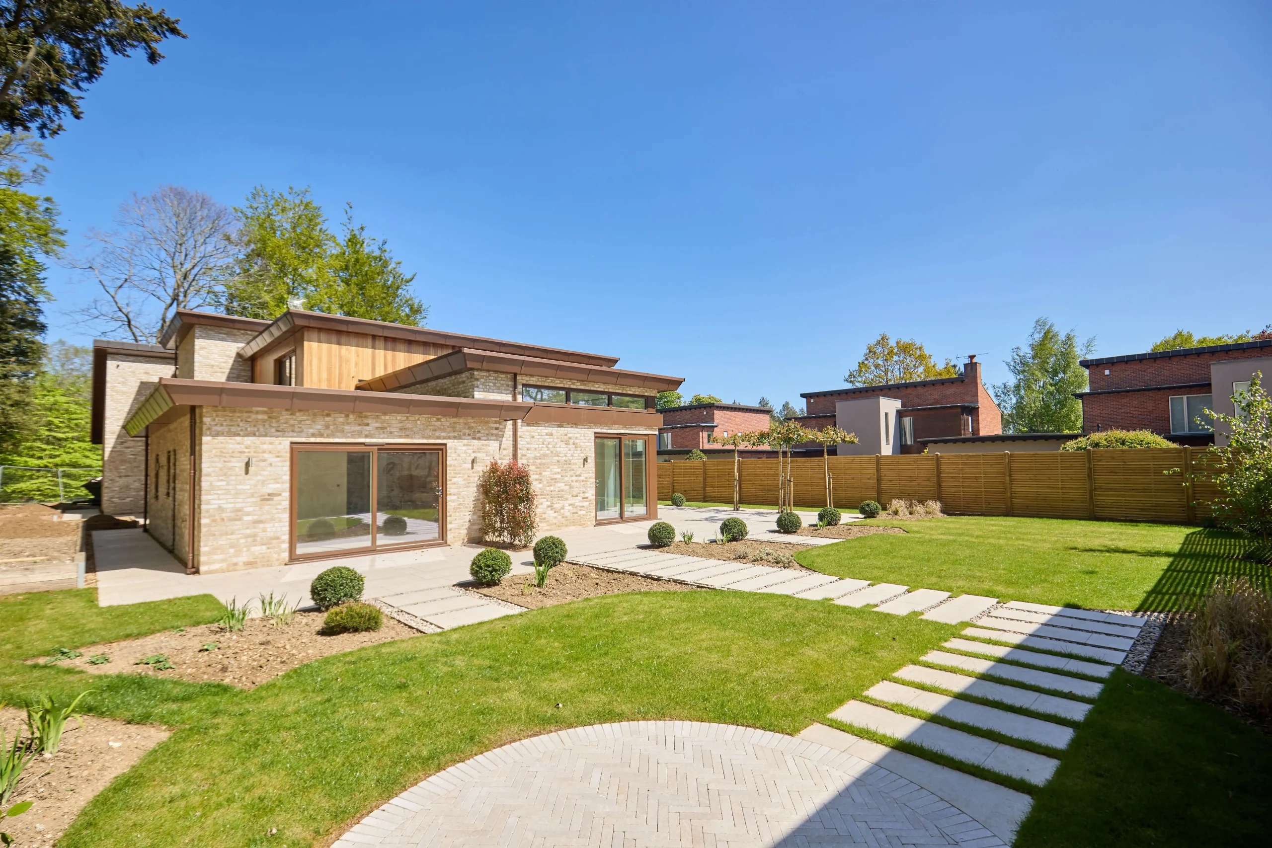Orchard Homes Colney Lane Hill House Gardens Plot 2 Garden View